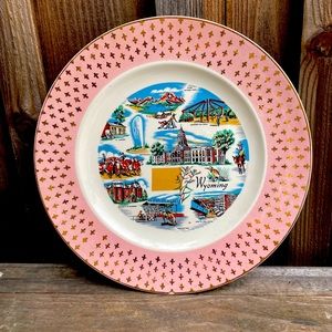 Vintage Wyoming Cavalier Plate